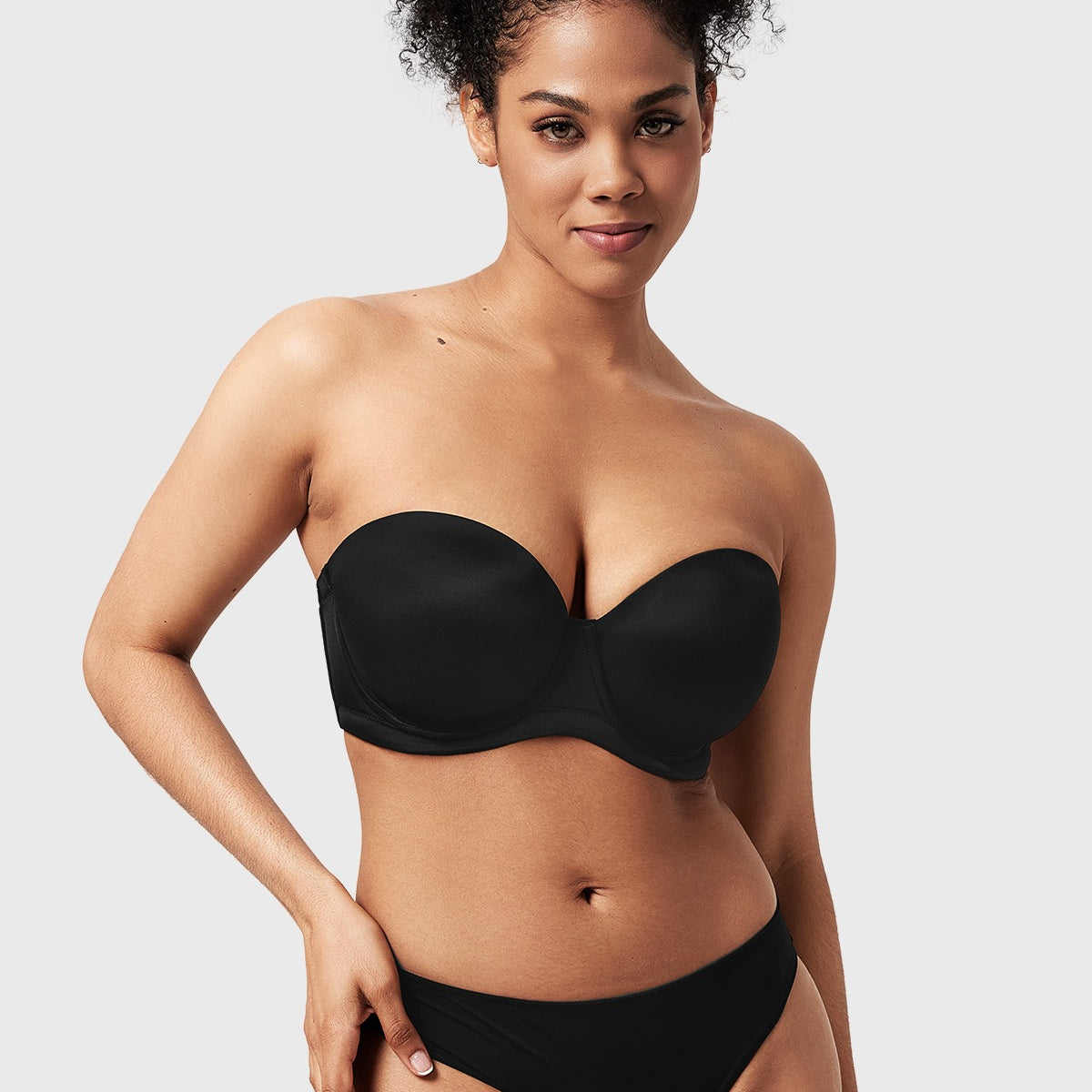 Classic Comfort Multiway Lightly Padded Underwire Strapless Bra - HSIA