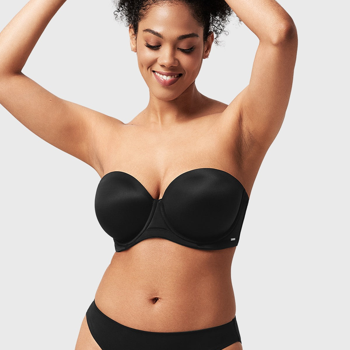 Classic Comfort Multiway Lightly Padded Underwire Strapless Bra - HSIA