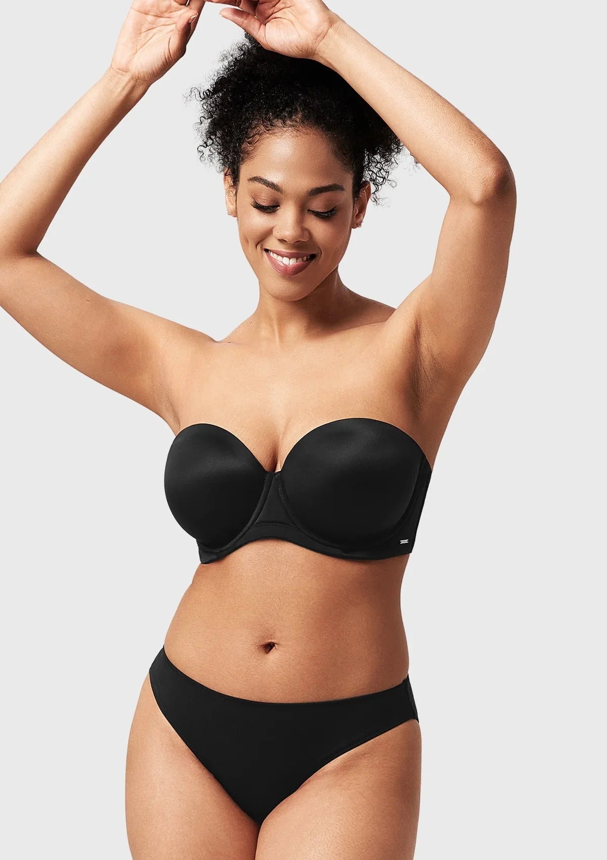 Classic Comfort Multiway Lightly Padded Underwire Strapless Bra - HSIA