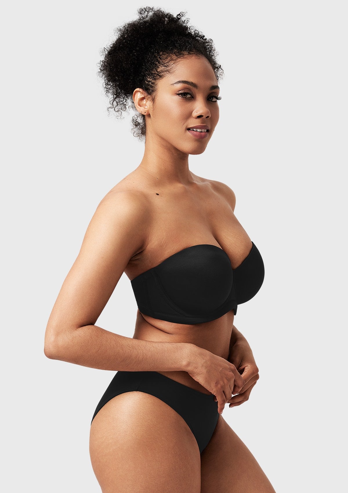 Classic Comfort Multiway Lightly Padded Underwire Strapless Bra - HSIA