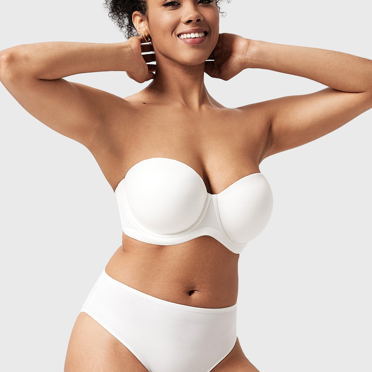 Classic Comfort Multiway Lightly Padded Underwire Strapless Bra - HSIA