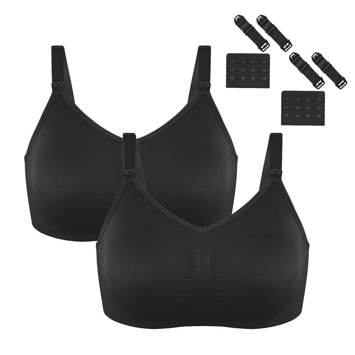 ComfyCare Seamless Full Coverage Wireless Padded Nursing Maternity Bra - HSIA