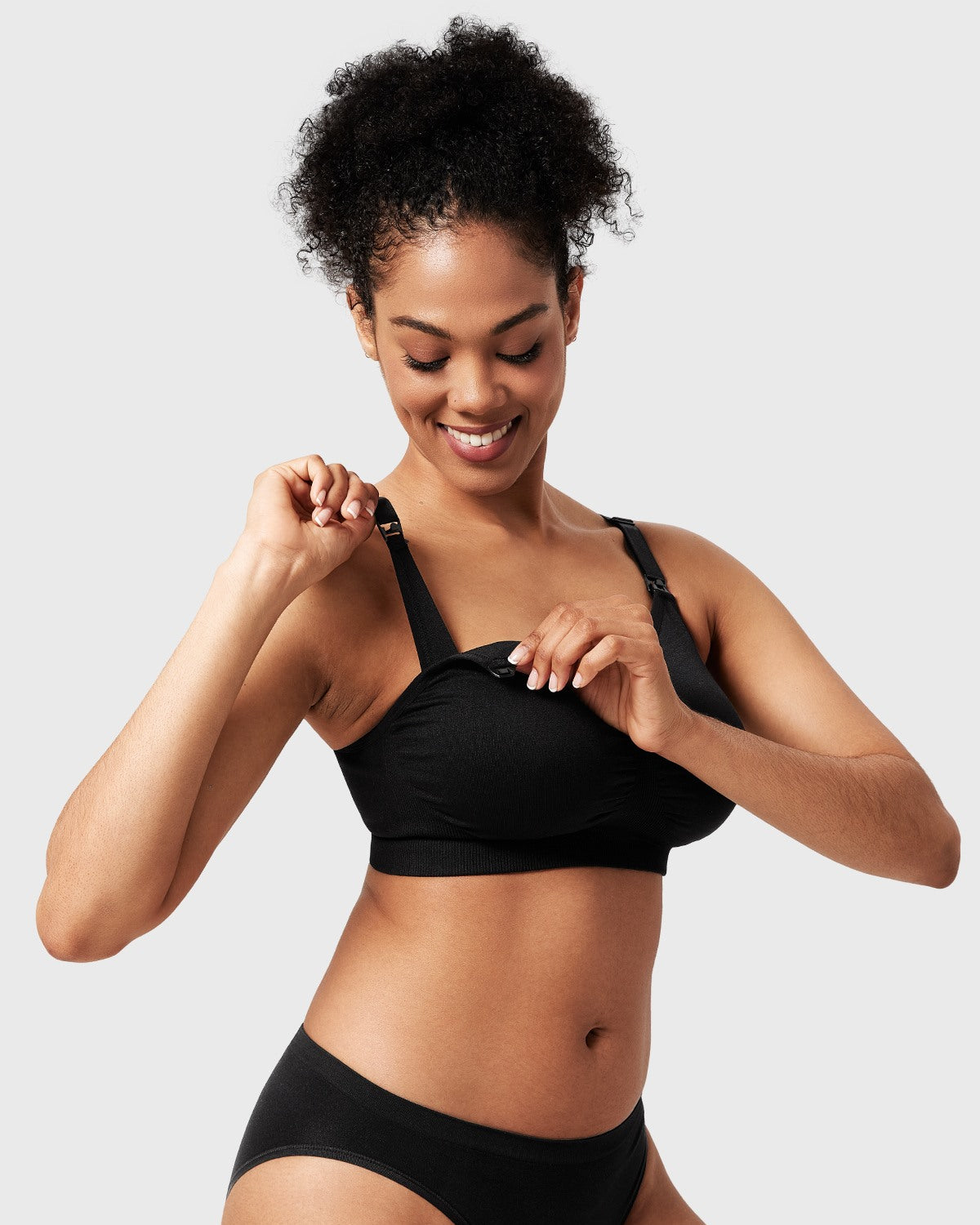 ComfyCare Seamless Full Coverage Wireless Padded Nursing Maternity Bra - HSIA