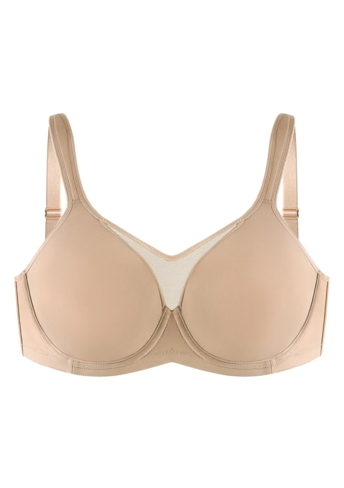 Momship Smoothing Unlined Minimizer Underwire Bra - HSIA