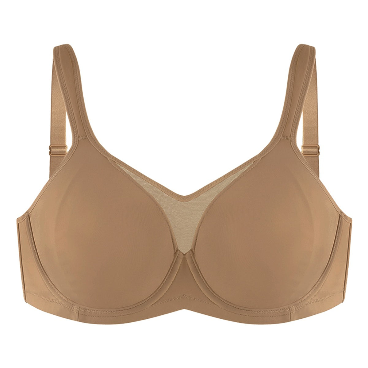 (Cardi B recommends)CoolComfort Smoothing Full Coverage Unlined Underwire Minimizer Bra - HSIA