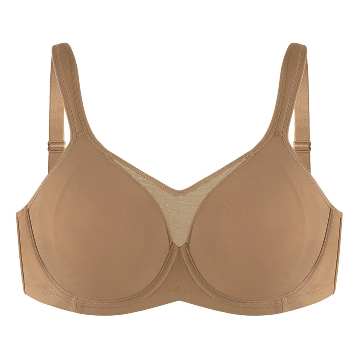 (Cardi B recommends)CoolComfort Smoothing Unlined Minimizer Underwire Bra - HSIA
