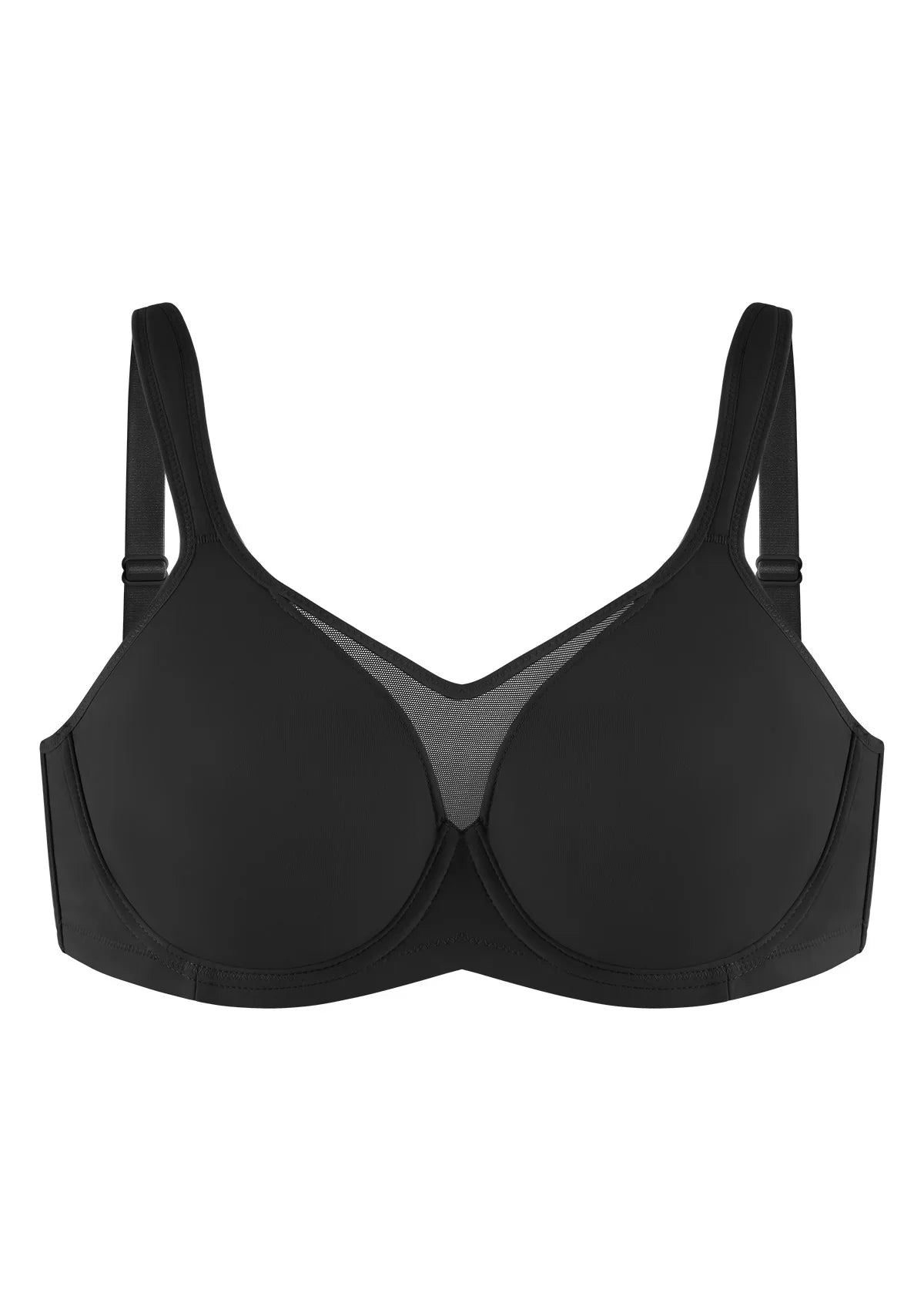 (Cardi B recommends)CoolComfort Smoothing Unlined Minimizer Underwire Bra - HSIA