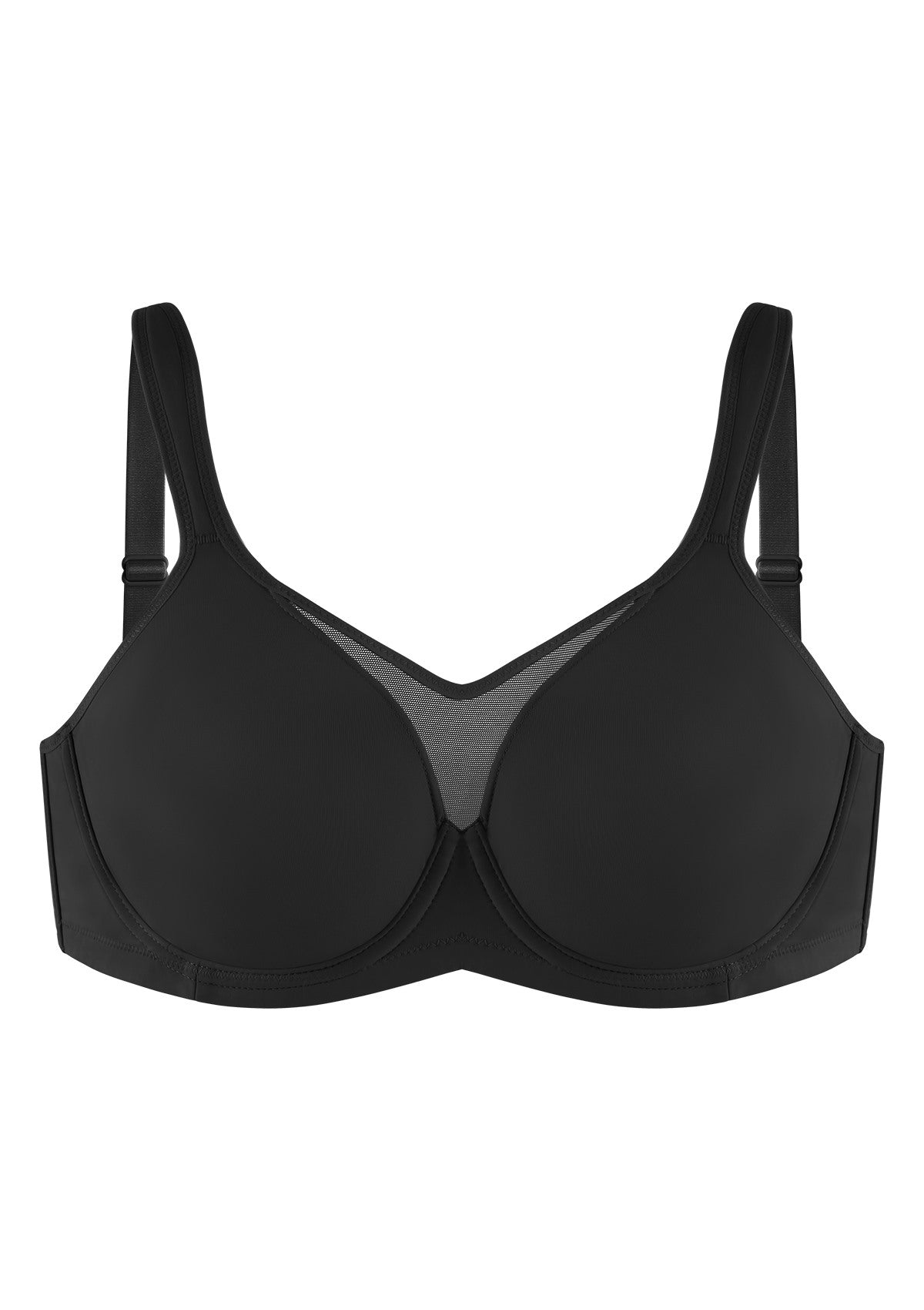 (Cardi B recommends)CoolComfort Smoothing Unlined Minimizer Underwire Bra - HSIA