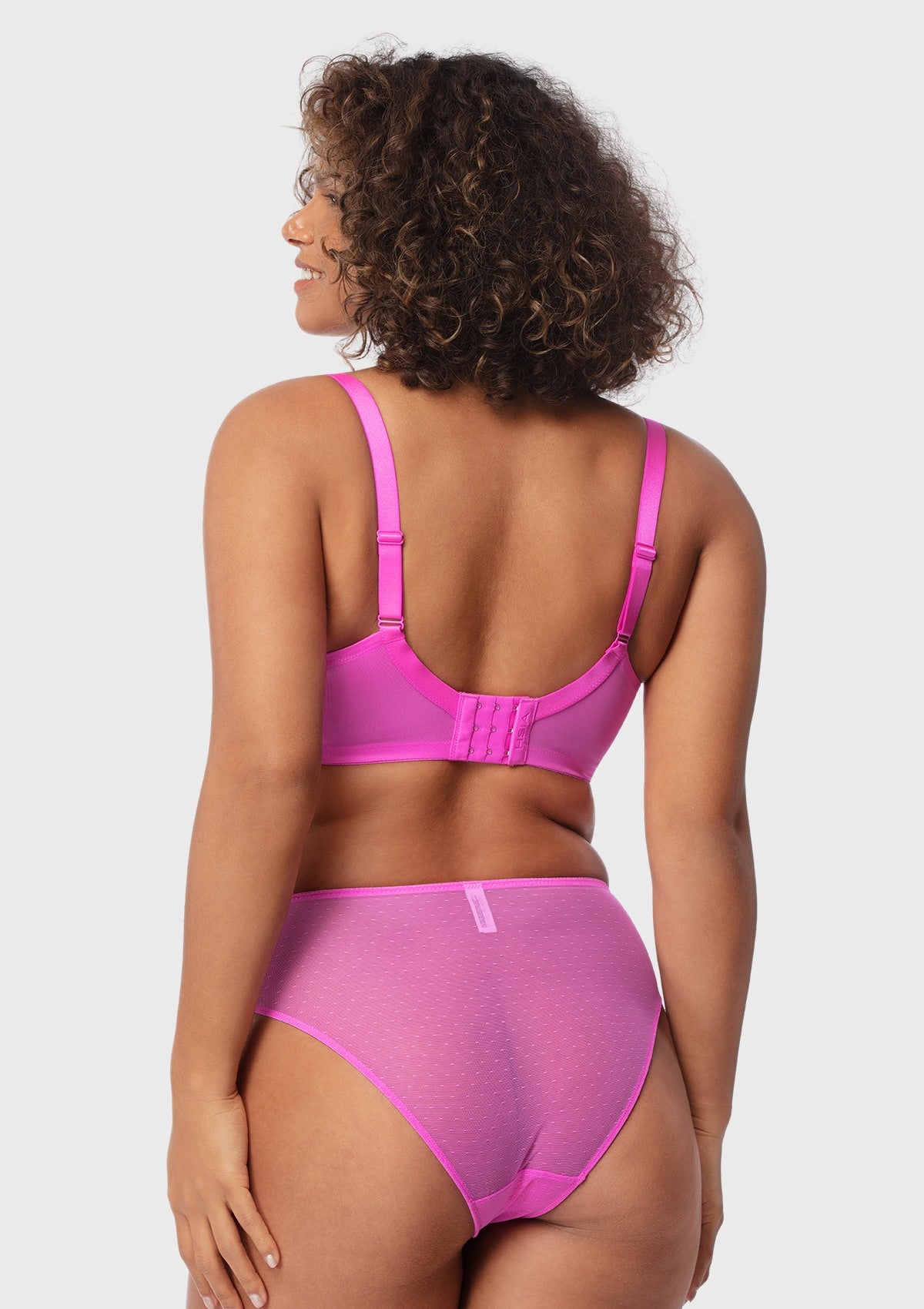 (Cardi B recommends)Enchante Barbie Pink Lace Unlined Underwire Bra - HSIA