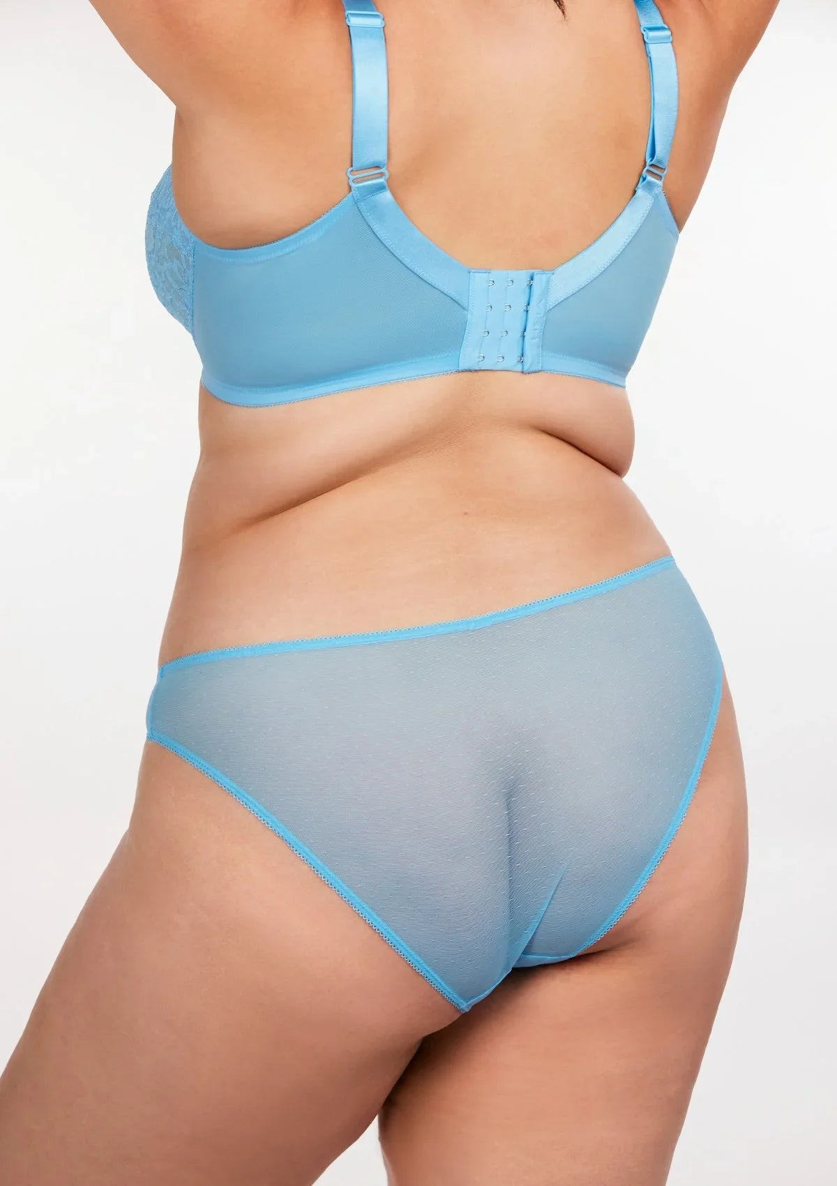Enchante Capri Blue Lace Bikini Underwear - HSIA