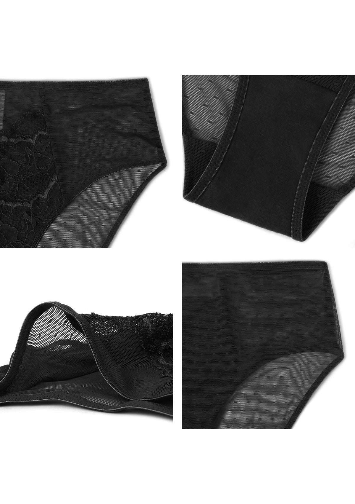 Enchante High-Rise Lace Brief Underwear - HSIA