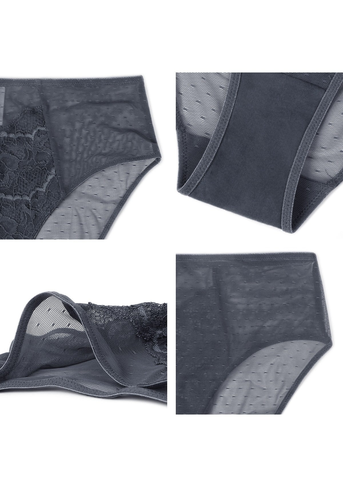 Enchante High-Rise Lace Brief Underwear - HSIA