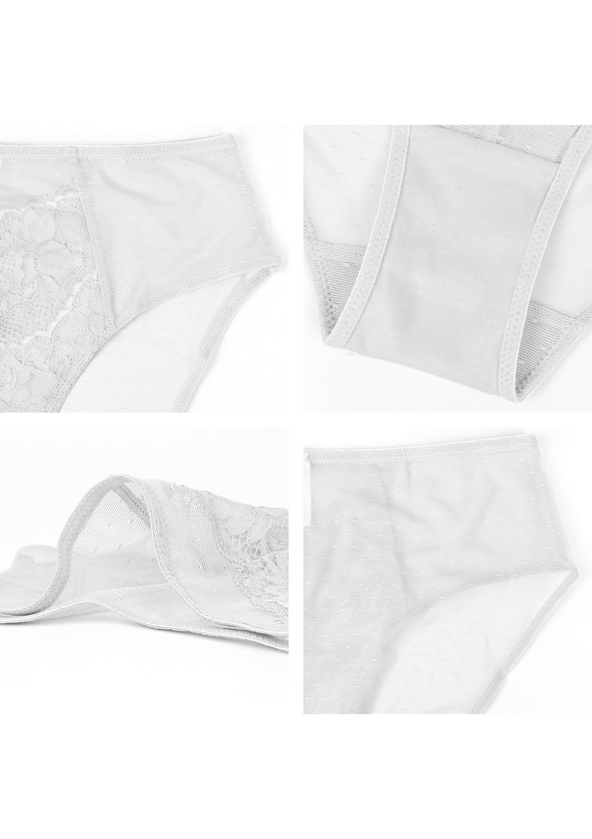 Enchante High-Rise Lace Brief Underwear - HSIA