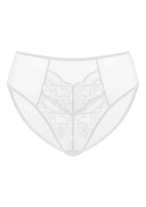 Enchante White Lace Bikini Underwear - HSIA