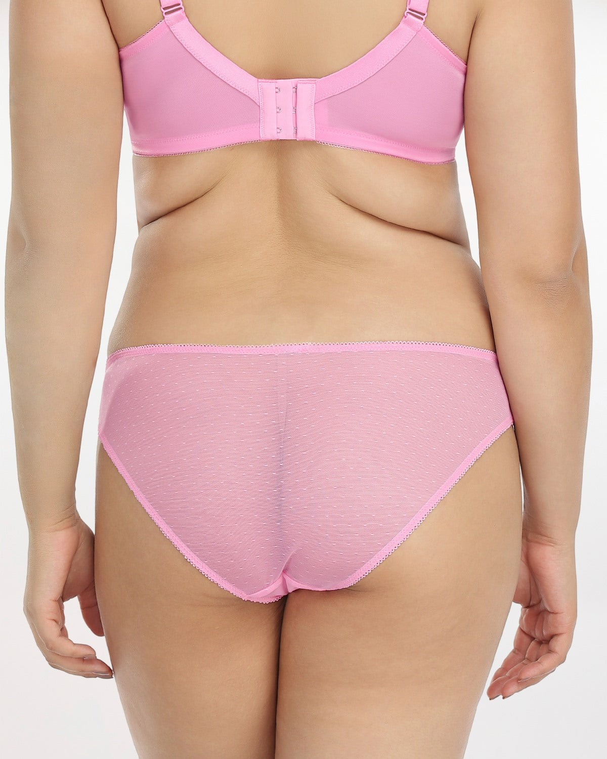 Enchante Pink Lace Bikini Underwear - HSIA