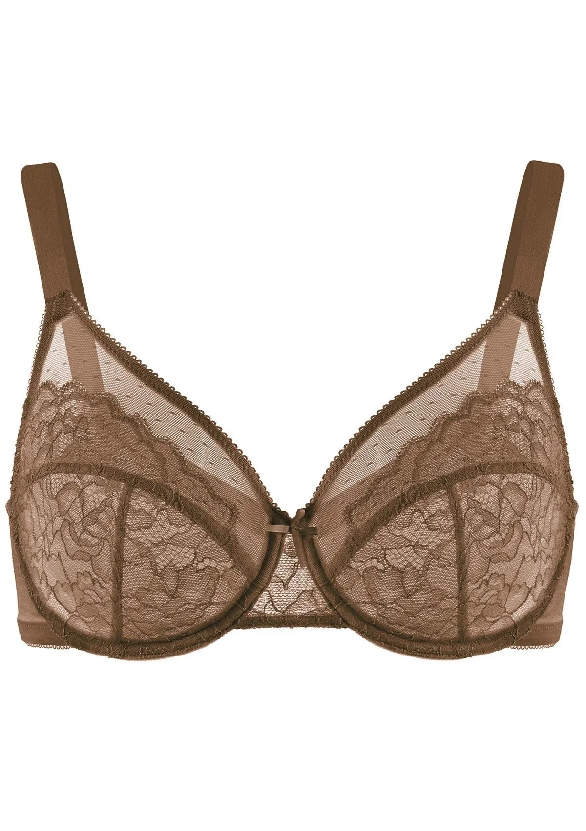 (Cardi B recommends)Enchante Unlined Non-padded Lace Underwire Bra - HSIA