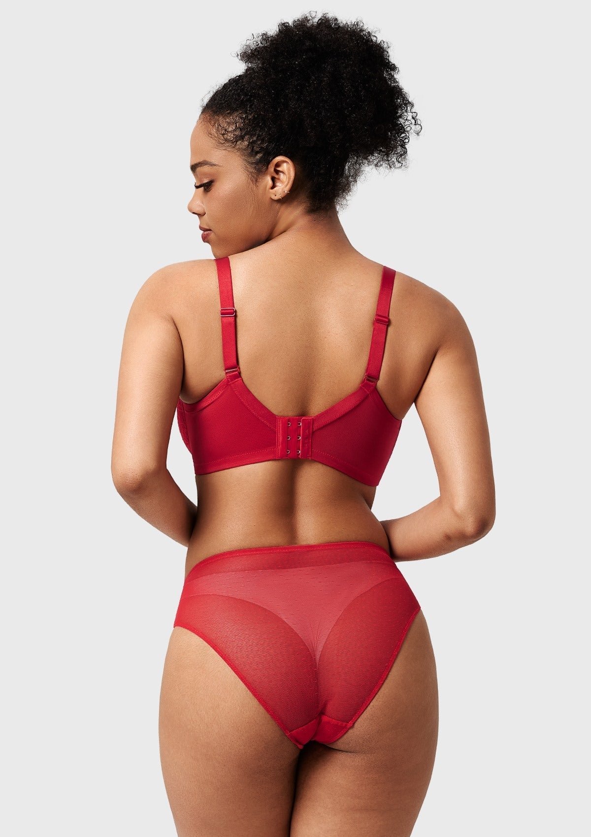 (Cardi B recommends)Enchante Unlined Non-padded Lace Underwire Bra - HSIA