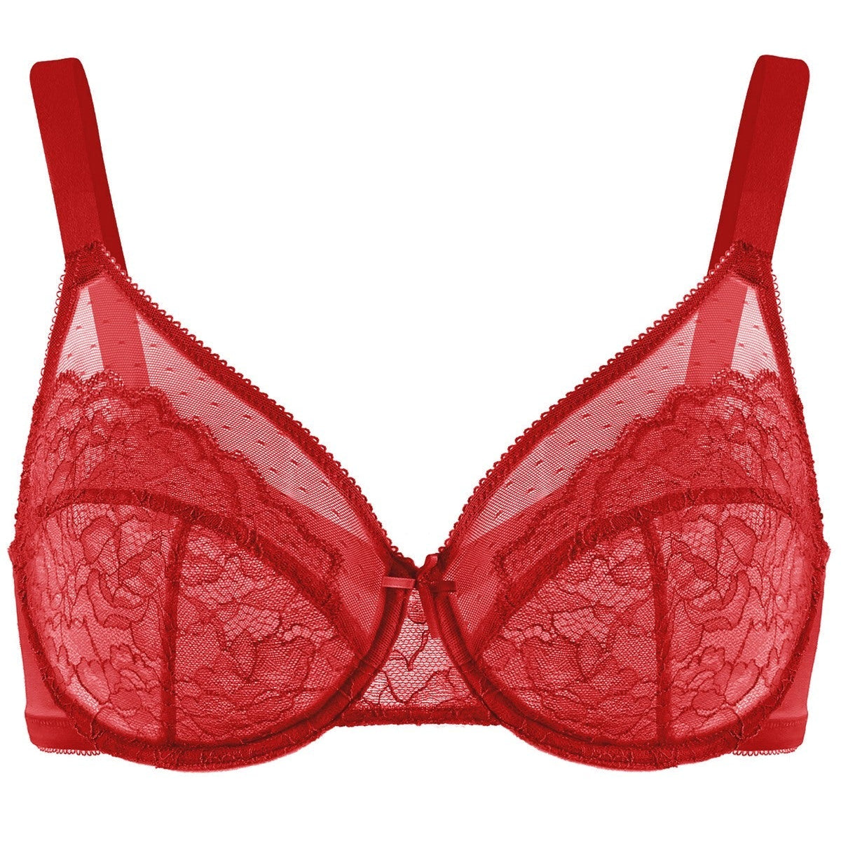 (Cardi B recommends)Enchante Pink Lace Underwire Bra - HSIA