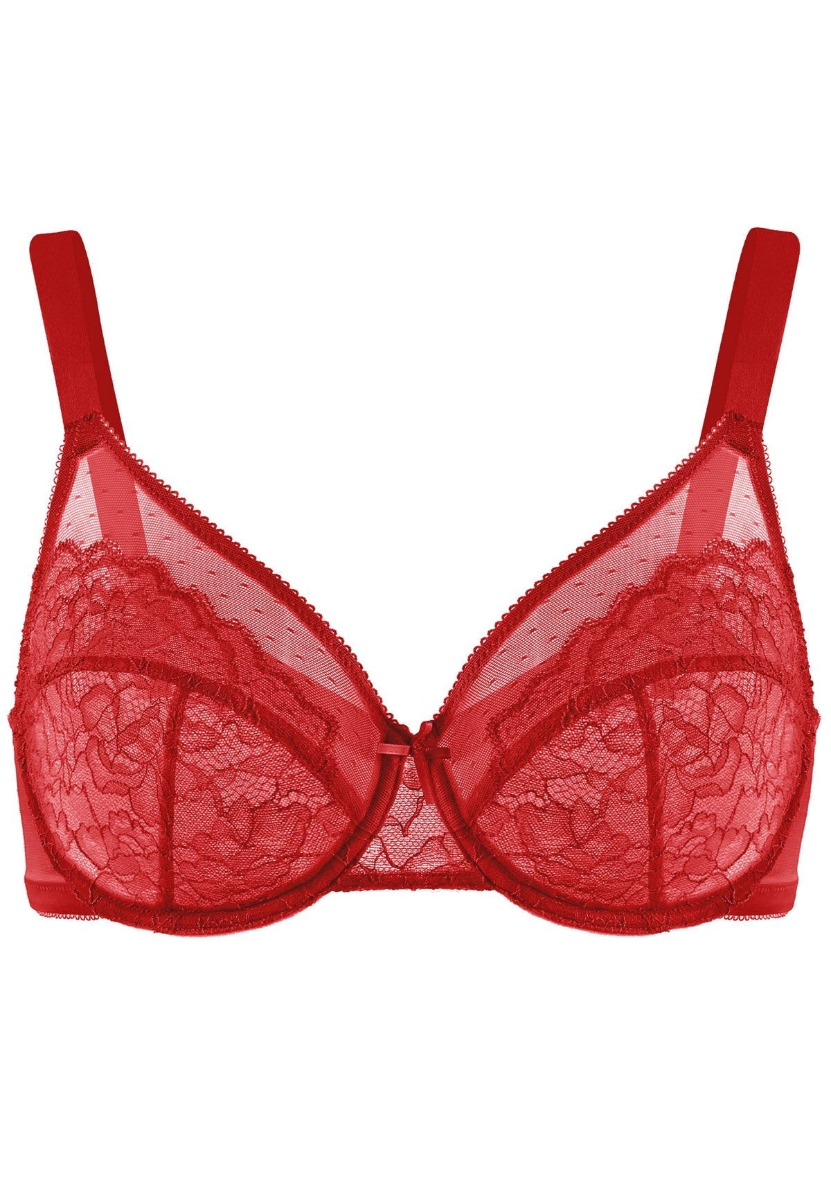(Cardi B recommends)Enchante Pink Lace Underwire Bra - HSIA
