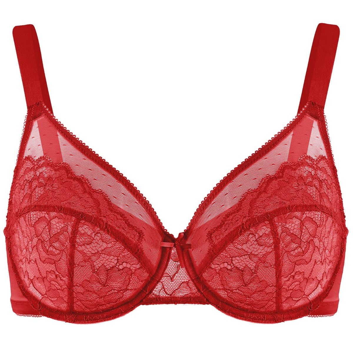 (Cardi B recommends)Enchante Unlined Non-padded Lace Underwire Bra - HSIA