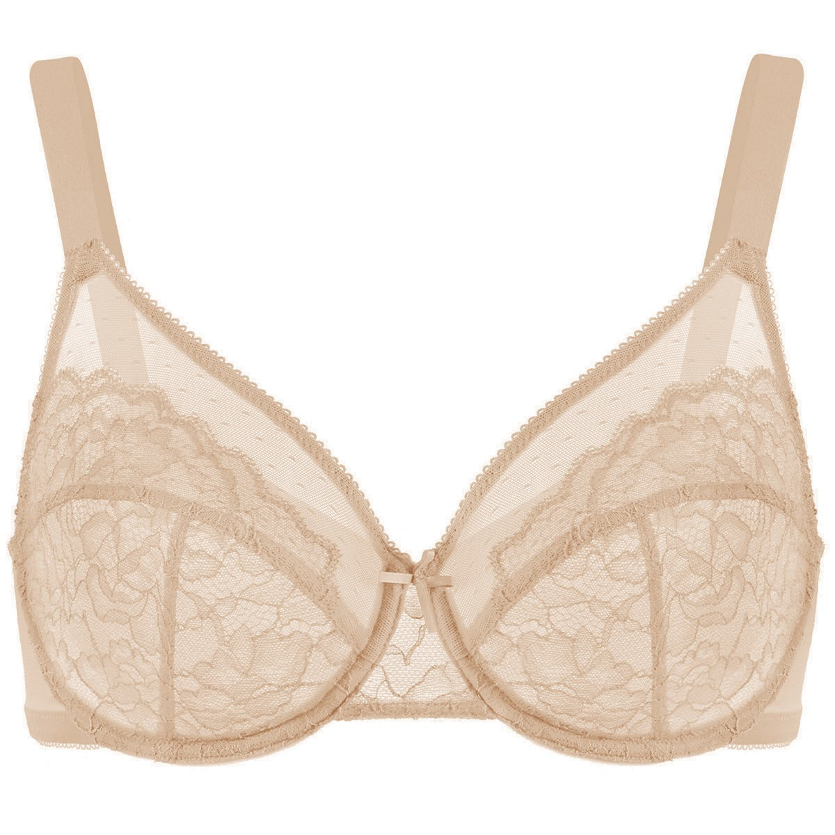 (Cardi B recommends)Enchante Lace Unlined Full Coverage Underwire Bra - HSIA