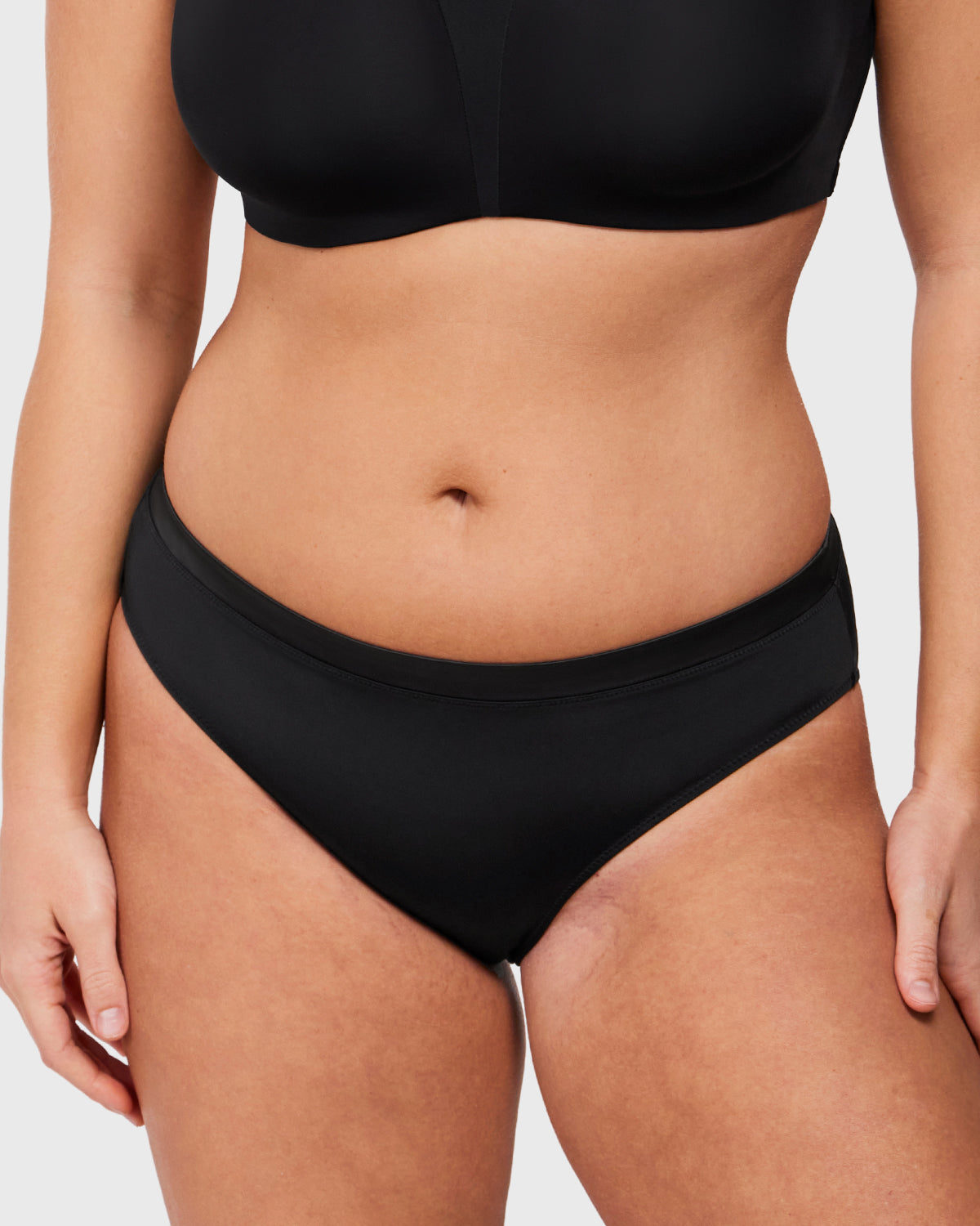 Fiery Mid-Rise Cotton Bikini Underwear - HSIA