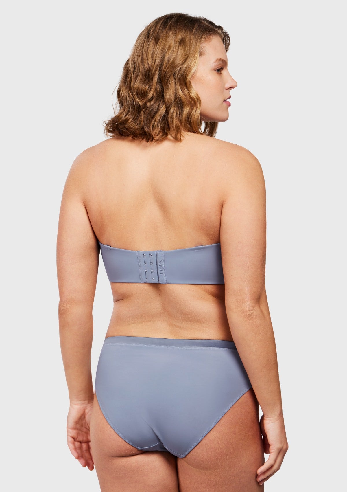 Fiery Unlined Seamless Comfort Underwire Plus Size Bandeau Strapless Bra - HSIA