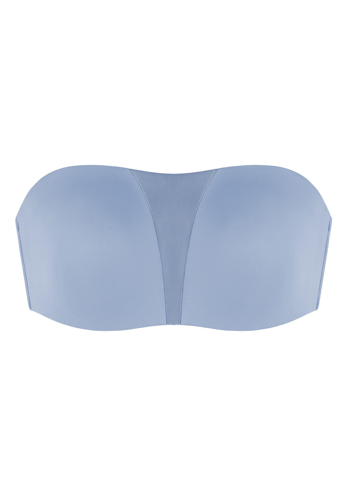 Fiery Unlined Seamless Comfort Underwire Plus Size Bandeau Strapless Bra - HSIA