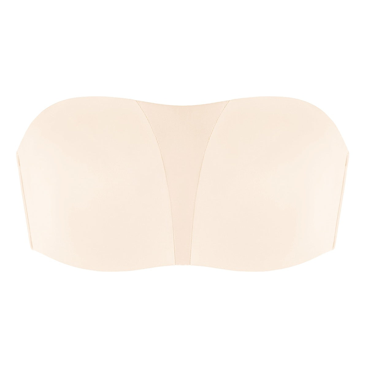 Fiery Unlined Seamless Comfort Underwire Plus Size Bandeau Strapless Bra - HSIA