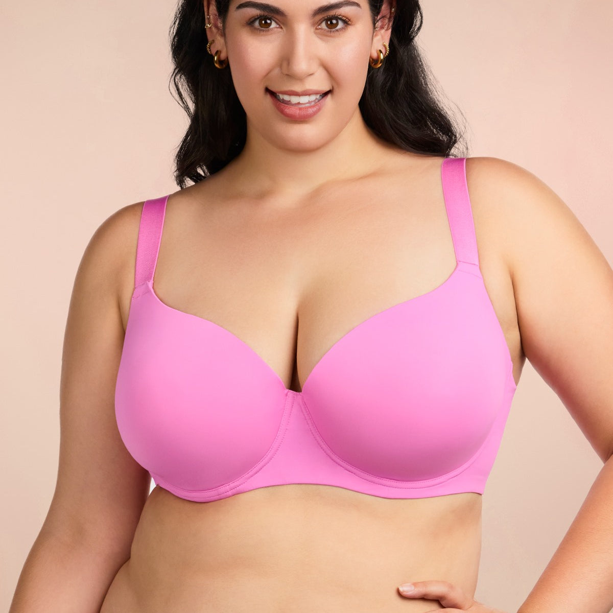 Gemma Smooth Lightly Padded Underwire T-shirt Bra - HSIA