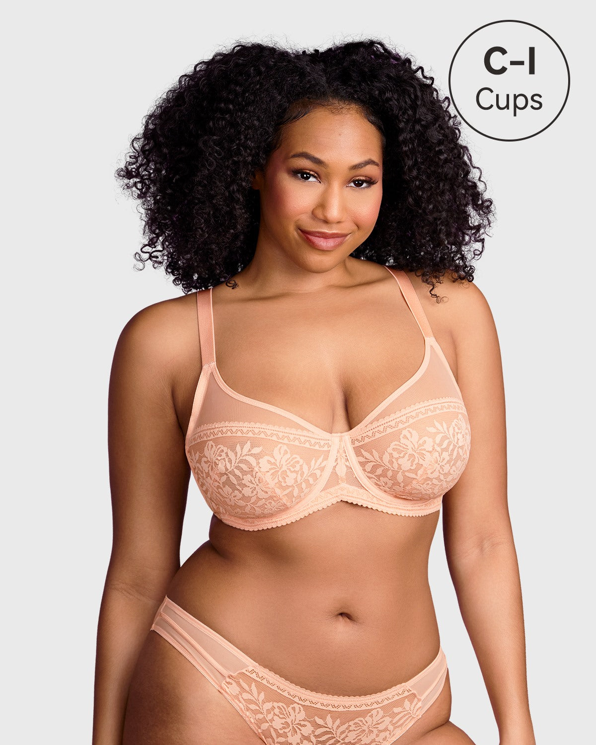 Gladioli Lace Unlined Underwire Bra - HSIA