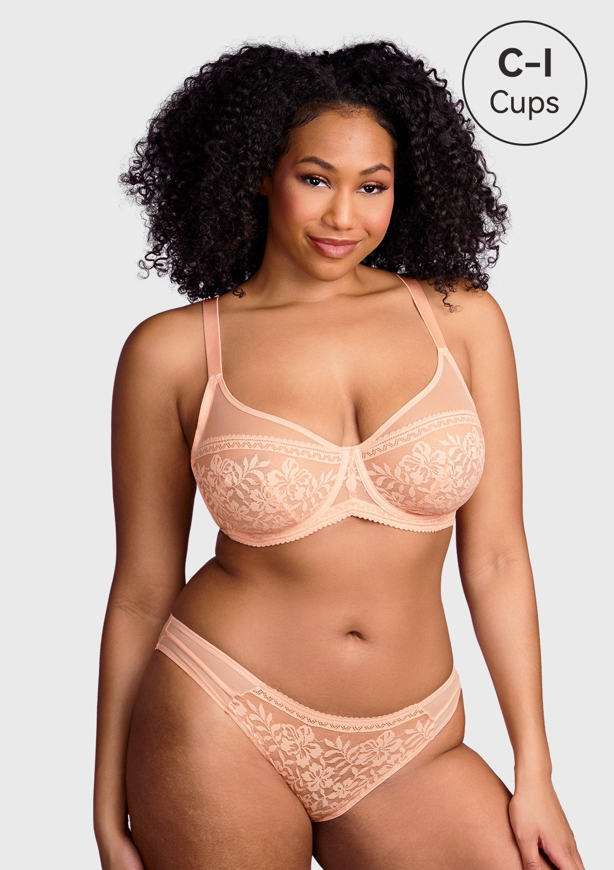 Gladioli Lace Unlined Underwire Bra - HSIA