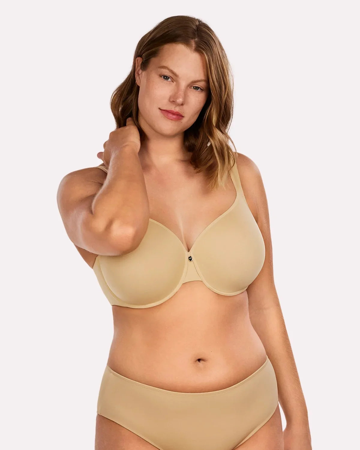 HSIA Ultra Comfort Lightly Padded T-shirt Minimizer Full Coverage Bra - HSIA