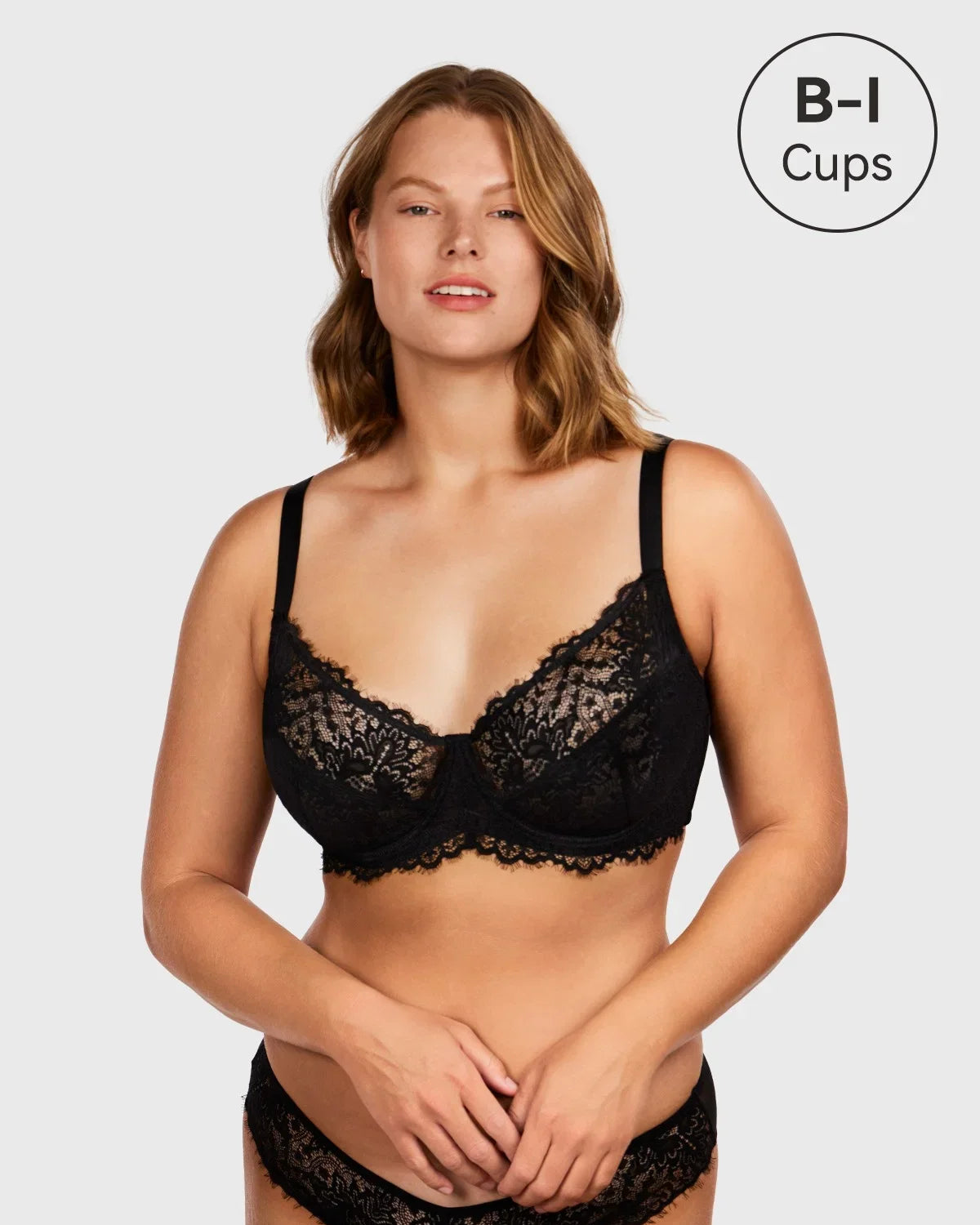 HSIA Black Sunflower Underwire Lace Bra - HSIA
