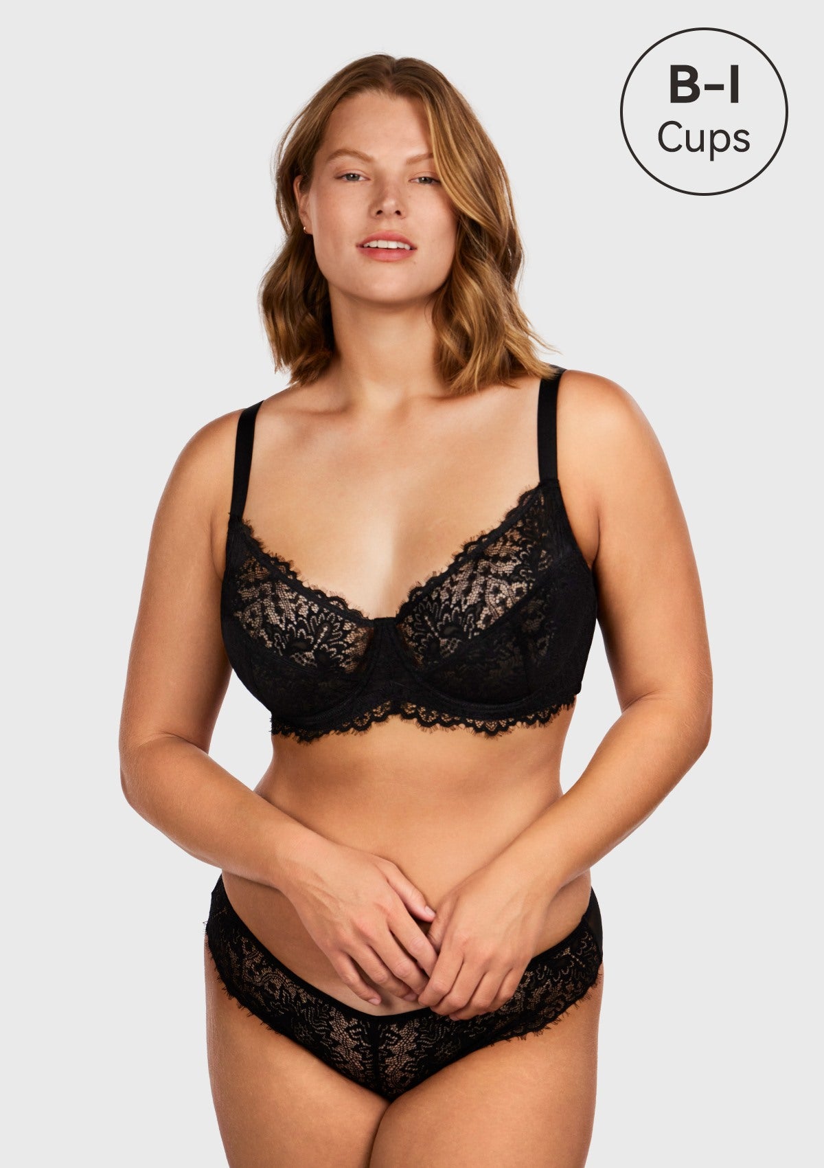 HSIA Black Sunflower Underwire Lace Bra - HSIA