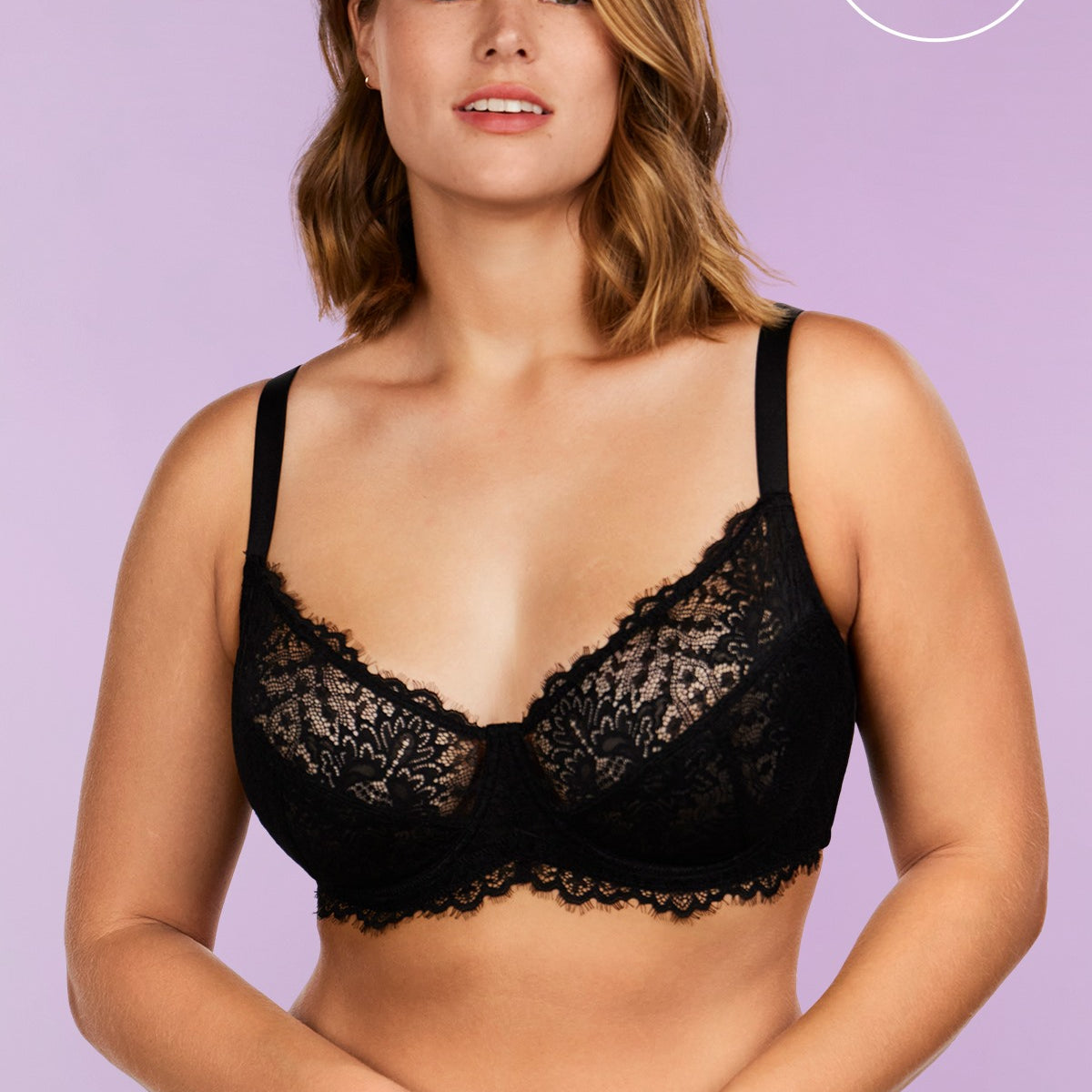 HSIA Black Sunflower Underwire Lace Bra - HSIA