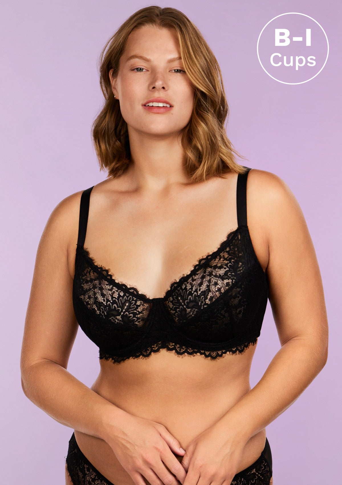 HSIA Black Sunflower Underwire Lace Bra - HSIA