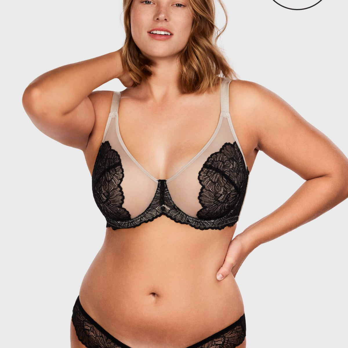 HSIA Blossom Black Unlined Lace Bra - HSIA