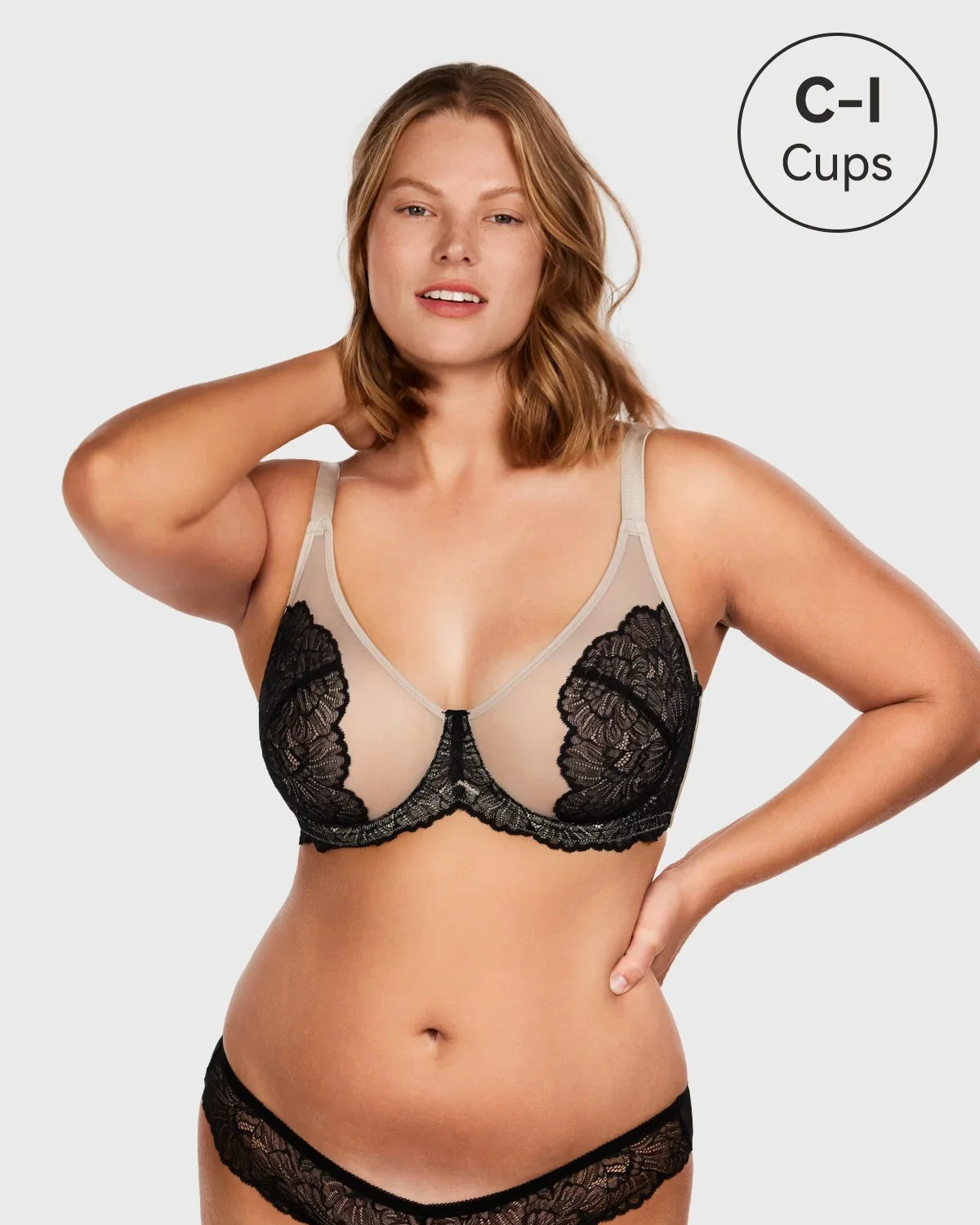 HSIA Blossom Black Unlined Lace Bra - HSIA