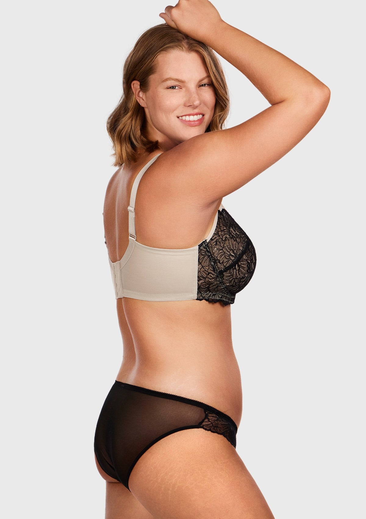 HSIA Blossom Black Unlined Lace Bra - HSIA