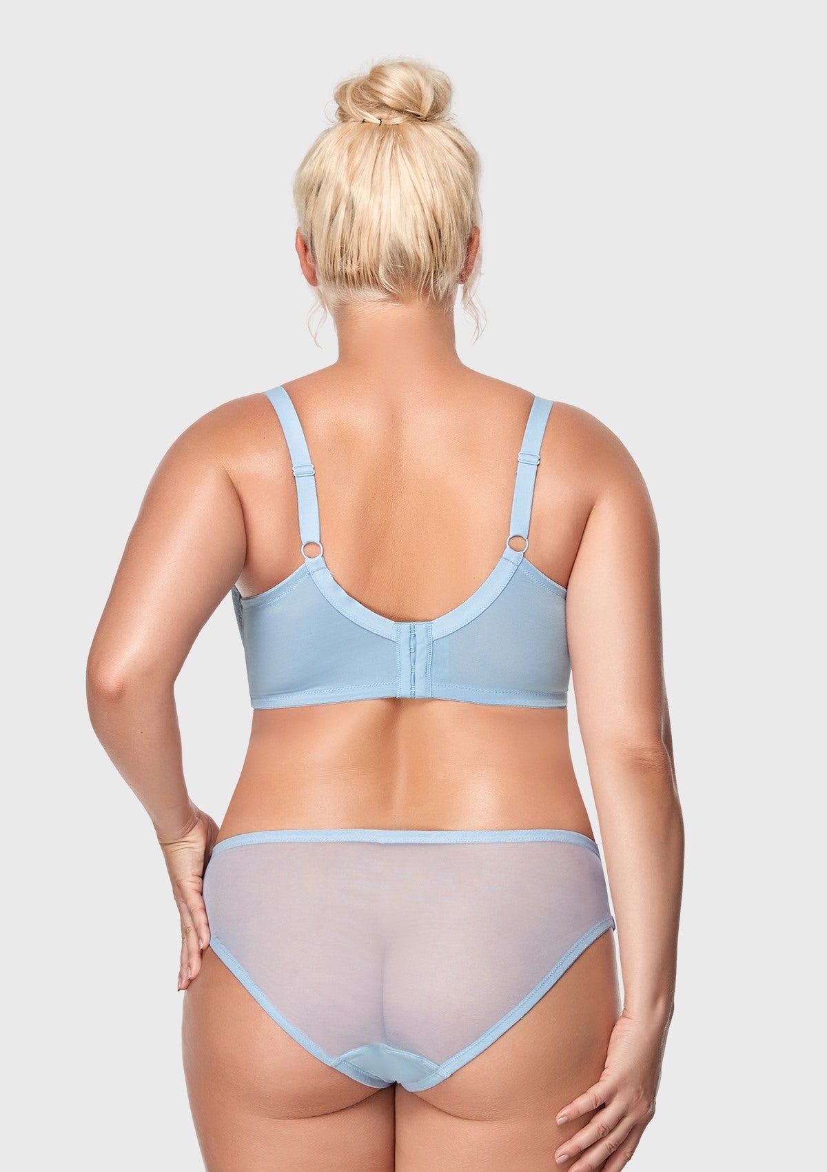 HSIA Blossom Blue Unlined Lace Bra - HSIA