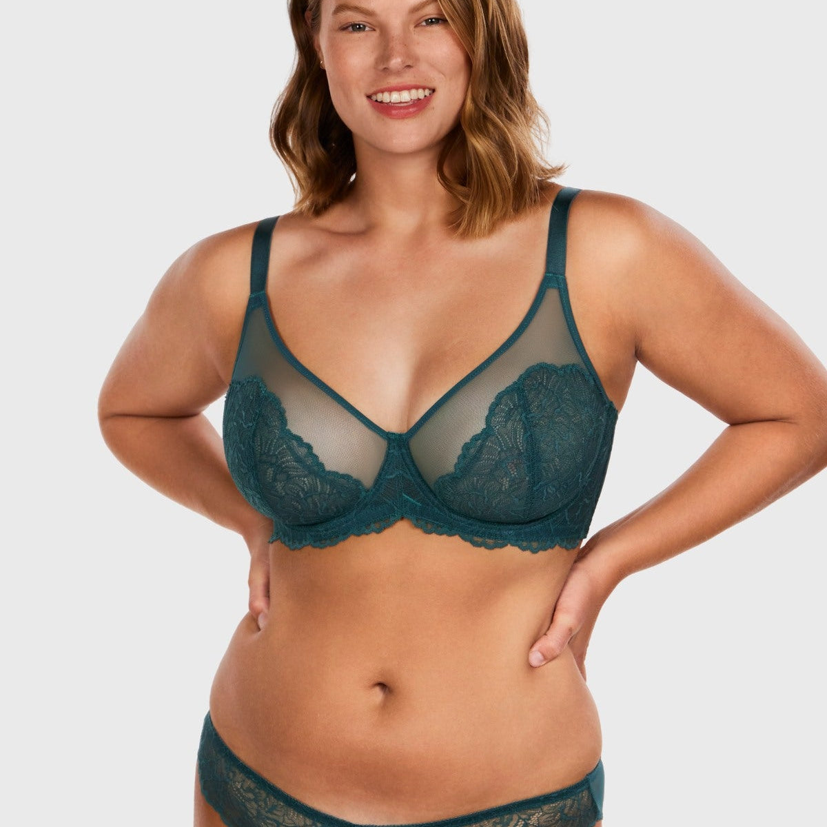 HSIA Blossom Pink Unlined Lace Bra - HSIA