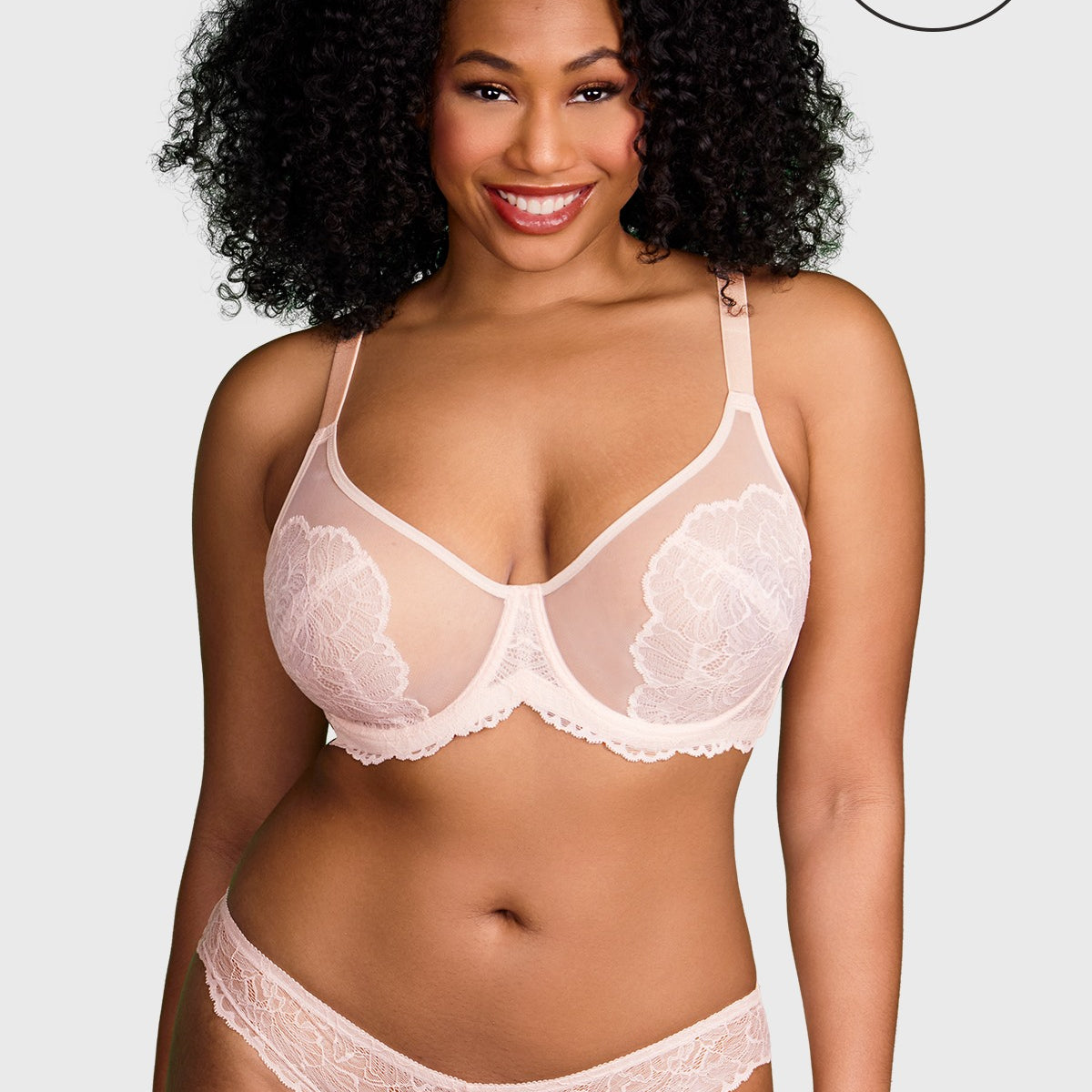 HSIA Blossom Pink Unlined Lace Bra - HSIA