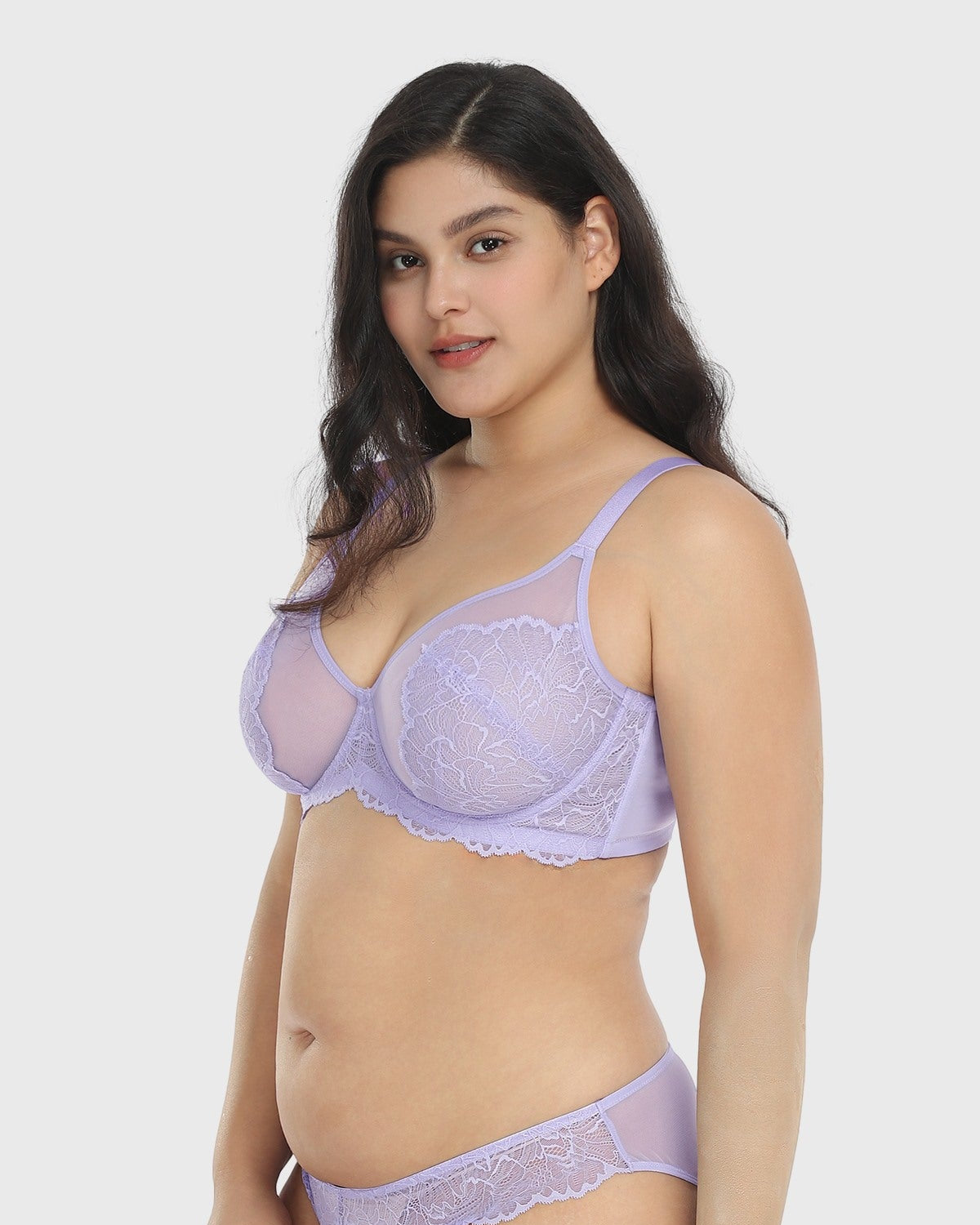 HSIA Blossom Pink Unlined Lace Bra - HSIA