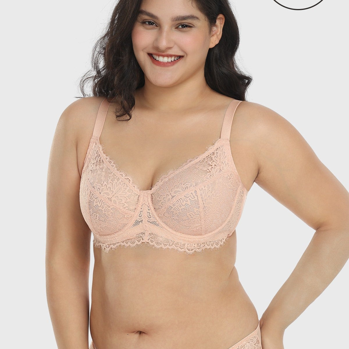 HSIA Black Sunflower Underwire Lace Bra - HSIA