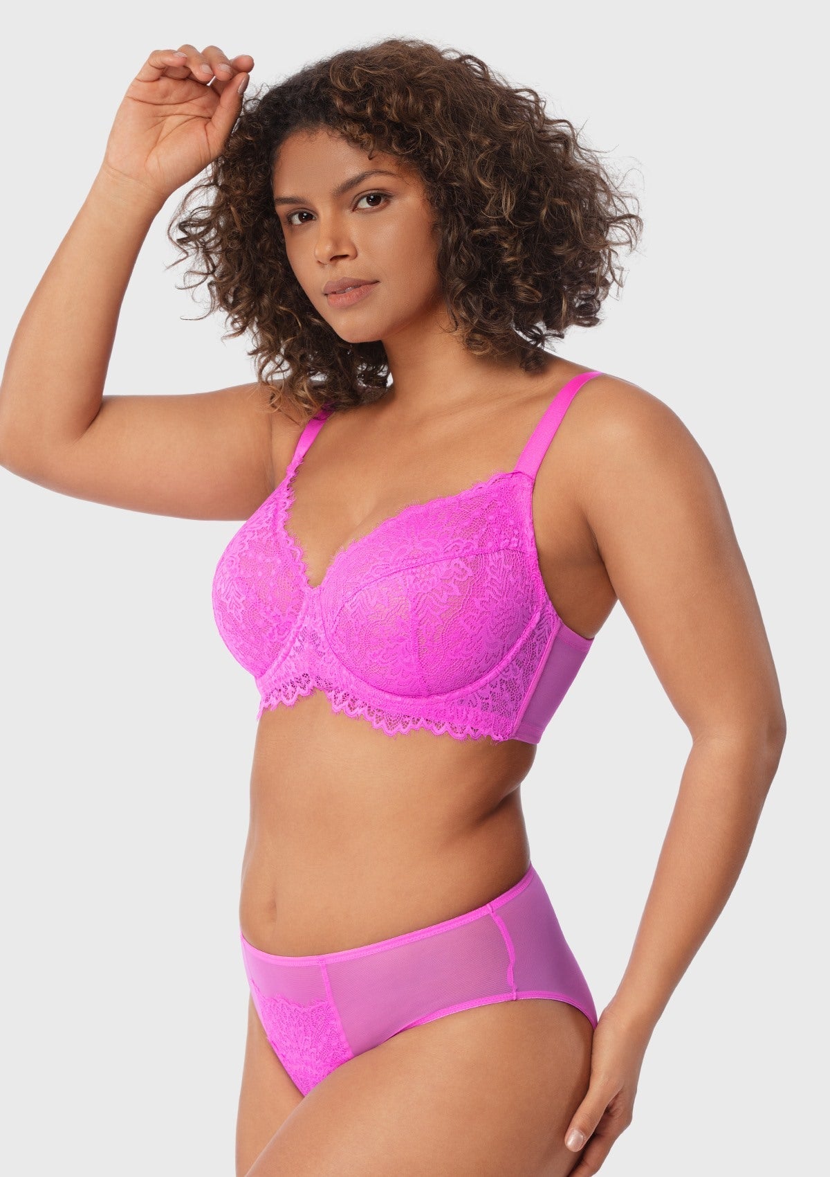 HSIA Black Sunflower Underwire Lace Bra - HSIA