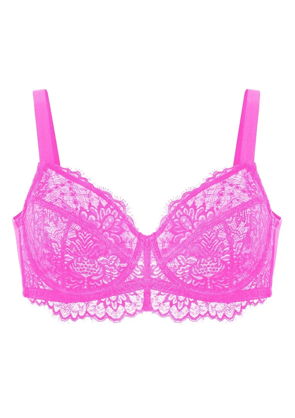 HSIA Black Sunflower Underwire Lace Bra - HSIA