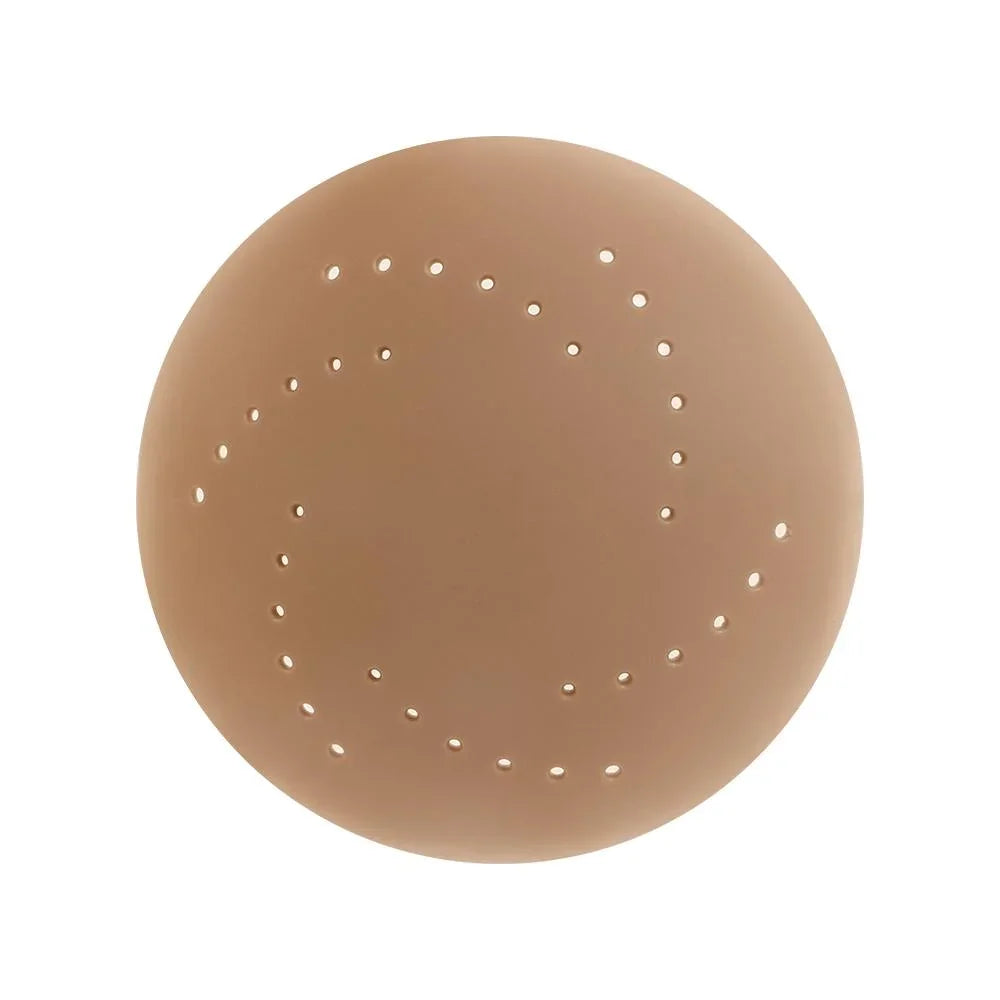 HSIA AirSwirl Breathable Ultra Thin 0.1mm Invisible Food-Grade Silicone Nipple Covers Hypoallergenic Reusable Seamless Pasties for Large Breasts DDD Cup - HSIA