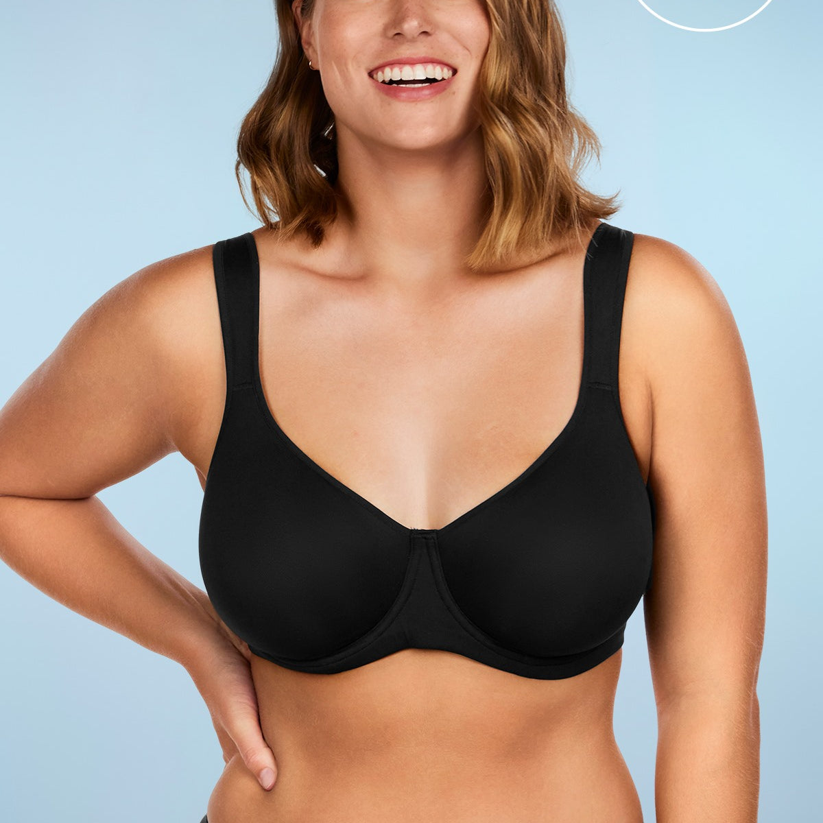 (Cardi B recommends)Joan Ultimate Soft T-shirt Unlined Minimizer Bra - HSIA