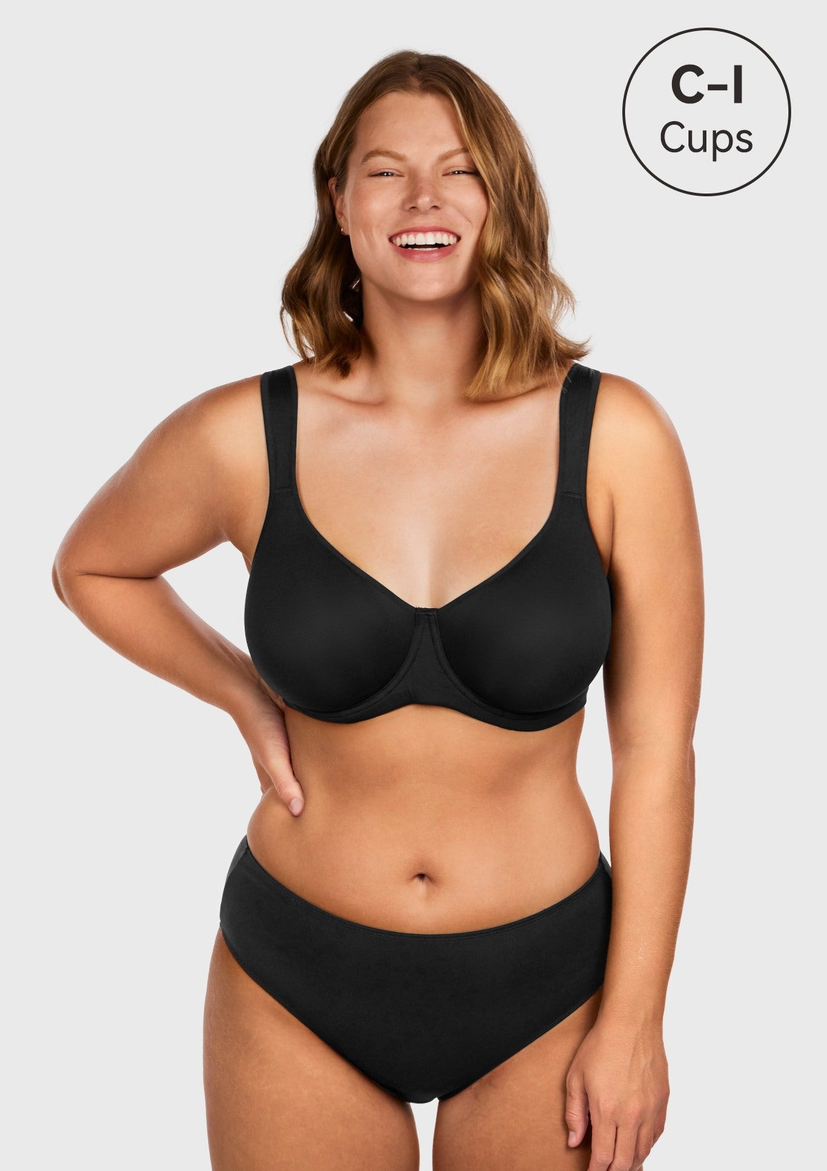 (Cardi B recommends)Joan Ultimate Soft T-shirt Unlined Minimizer Bra - HSIA